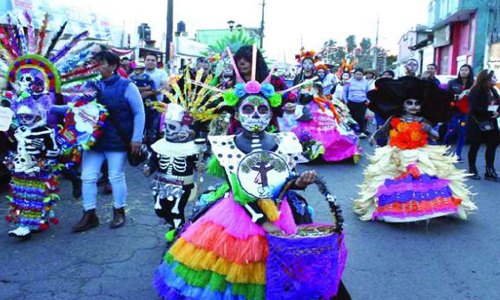 Ocoyoacac celebra a muertos con “El Mitote de Mictlán”