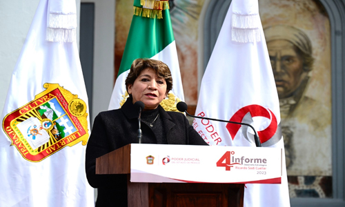 Trabajo conjunto dará mayor acceso a la justicia y combate a la corrupción: Delfina Gómez