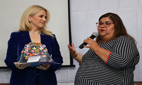 Mujeres panistas reconocen labor de Romina Contreras