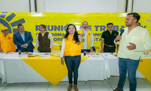Irene Montiel asume Coordinación Municipal para el fortalecimiento del PRD en Los Reyes La Paz