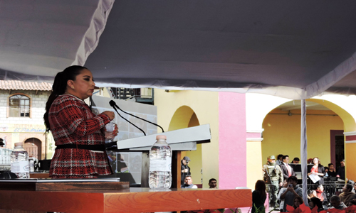 En Juchitepec, Marisol Nava Linares rindió su segundo informe