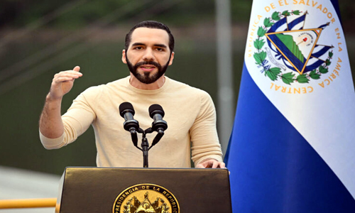 Bukele presume su política de mano dura en El Salvador