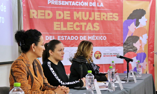 Presenta IEEM trabajos de Red de Mujeres Electas a militantes partidistas