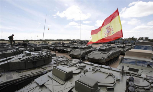 España comienza el despliegue de militares en Eslovaquia