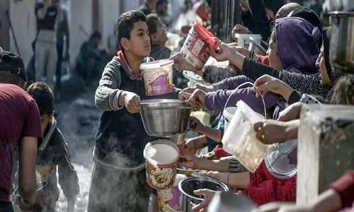 Más de un medio millón de palestinos se enfrentan a un “hambre catastrófica” en Gaza: ONU