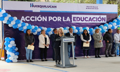 Rehabilita Huixquilucan escuelas con “Acción por la Educación”