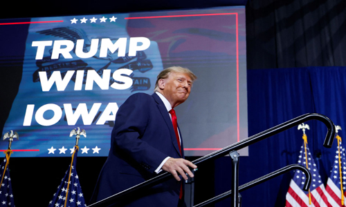 Trump triunfa en Iowa
