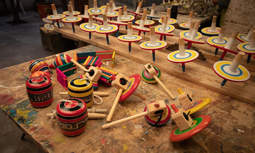 Juguetes de madera, artesanías mexiquenses hechas con talento y dedicación