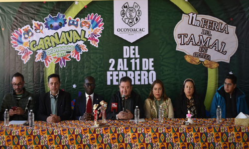 Ocoyoacac invita a la 11ª Feria del Tamal y su Carnaval