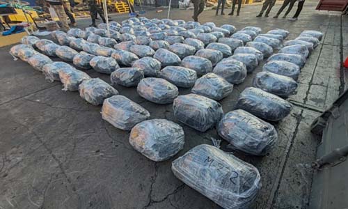 Perú incauta 7.2 toneladas de cocaína procedente de Bolivia