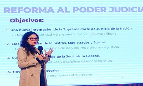 Con reforma se busca un Poder Judicial independiente: Alcalde