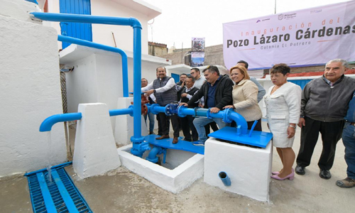 En operación pozo de agua en Atizapán de Zaragoza
