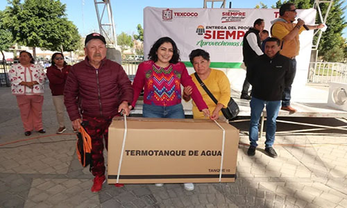 Benefician a familias  con programa “Siempre por el bienestar de Texcoco”