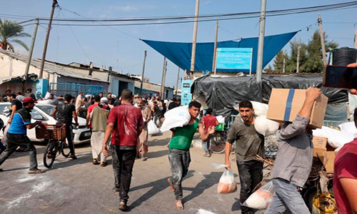 ONU suspende entregas de alimentos al norte de Gaza