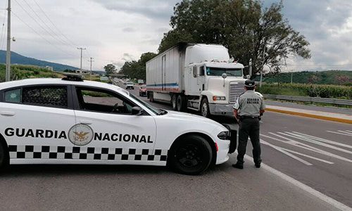 Refuerzan vigilancia en carreteras de SLP con Guardia Nacional