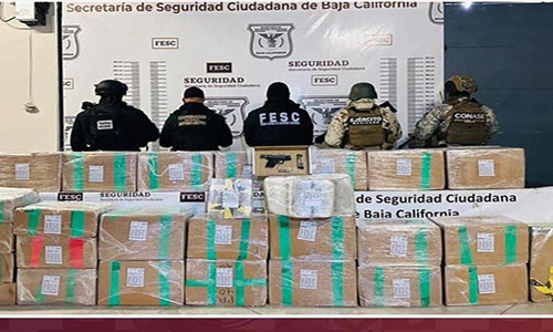 Localiza Sedena más de media tonelada de metanfetamina en Tijuana