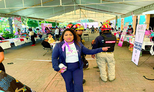 En Juchitepec Realizan feria violeta, en el marco  del Día Internacional de la Mujer