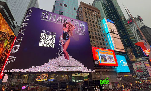Concierto exclusivo de Shakira en Times Square