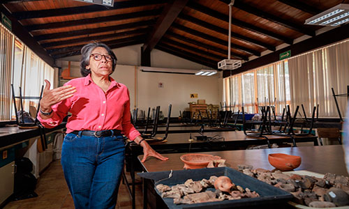 Rosa Guadalupe de la Peña apasionada por la arqueología