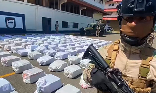 Panamá decomisa cinco toneladas de cocaína en cargamento de banano ecuatoriano