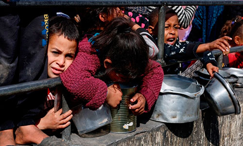 Mueren en Gaza niños debido a la desnutrición