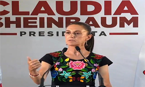 Claudia Sheinbaum ofrece agua y seguridad para Zacatecas