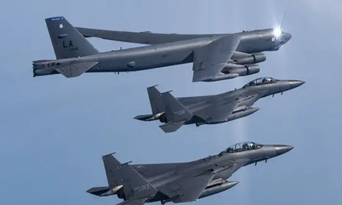 Seúl, Washington y Tokio realizan ejercicios aéreos conjuntos