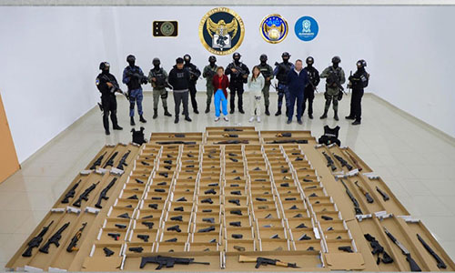 Aseguran arsenal de casi 150 armas en Guanajuato