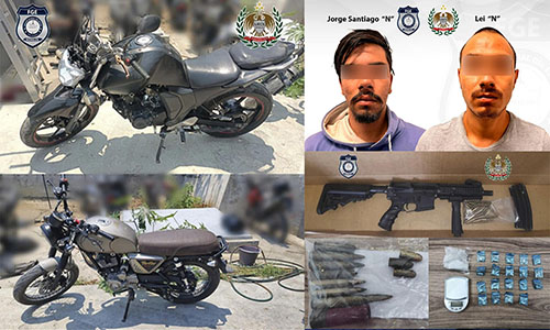 Aseguramiento de arma larga, narcóticos, vehículos y un inmueble en Cuautla