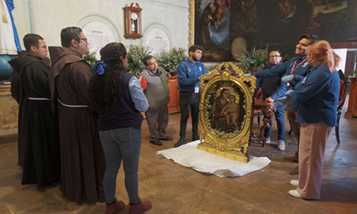 INAH entrega restauración de La Virgen del Refugio