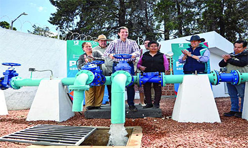 Supervisión de infraestructura hídrica en Toluca