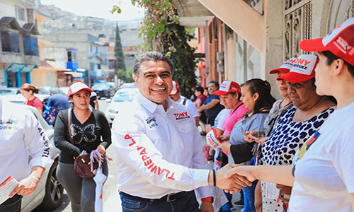Tony Rodríguez se compromete a regresar estancias infantiles y comedores comunitarios a Tlalnepantla