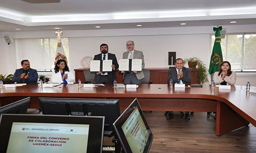 UAEMéx firmó un convenio de colaboración con la SEDUI Edoméx