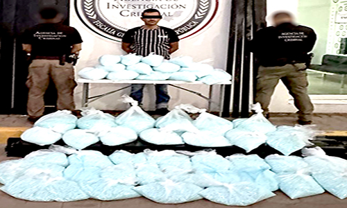 Sentenciado a ocho de prisión por transportar dos millones de pastillas de fentanilo