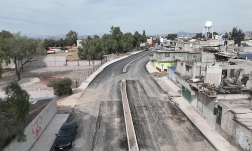 Avanzan trabajos de nueva vialidad de Canal del Norte en Tecámac