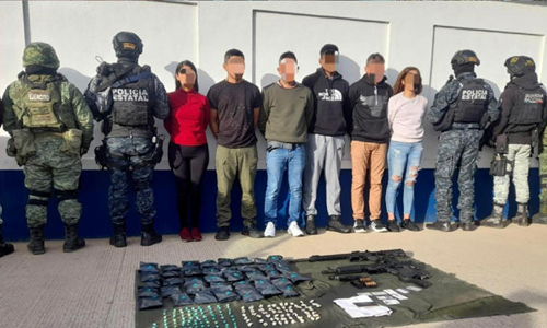 Detienen a célula que distribuía droga en Zacatecas