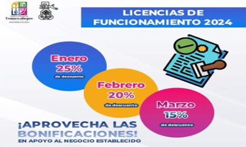 Temascaltepec brinda bonificaciones en licencias de funcionamiento