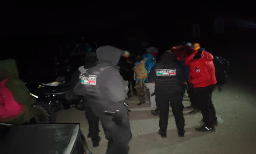 Localiza la Secretaria de Seguridad a 11 personas extraviadas en el Nevado de Toluca