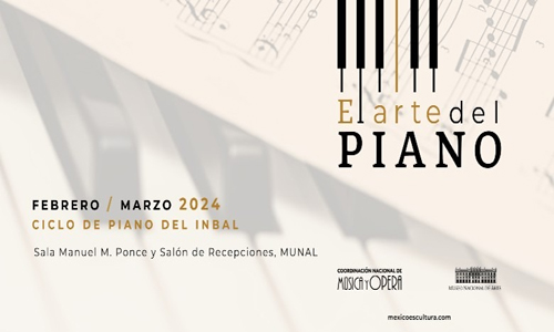 Ciclo El arte del piano integrará 18 recitales