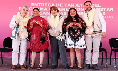 Delfina Gómez lleva Programa “Mujeres con Bienestar” a San Felipe del Progreso