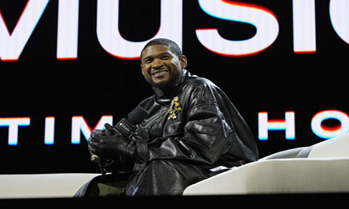 Usher extenderá la duración del medio tiempo del Super Bowl