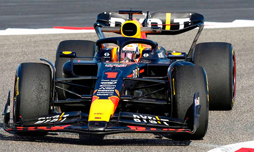 Verstappen lideró la primera sesión de pretemporada