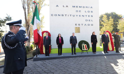 Conmemoran el CVII Aniversario de la Promulgación de la Constitución en Toluca
