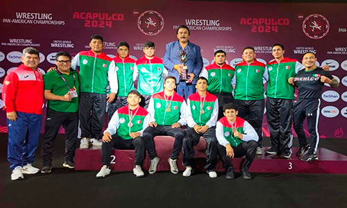 México obtiene cinco medallas en Campeonato Panamericano de Luchas Asociadas