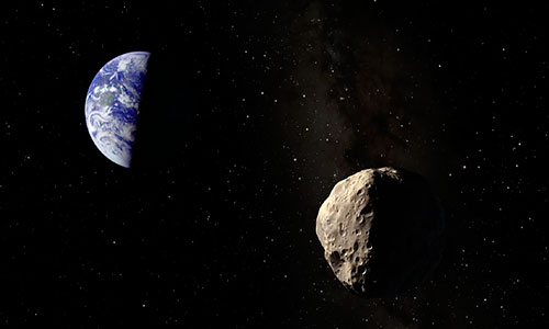 NASA capta un asteroide que se aproximó a la Tierra