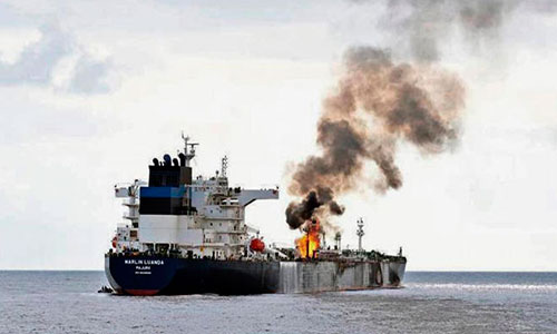 Hutíes reivindican ataque contra petrolero británico en el Mar Rojo