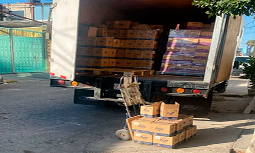 Policía de Ecatepec frustra robo de mercancía