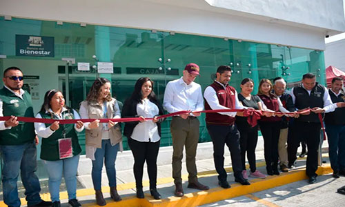 Inauguran la tercera sucursal del Banco del Bienestar en Neza
