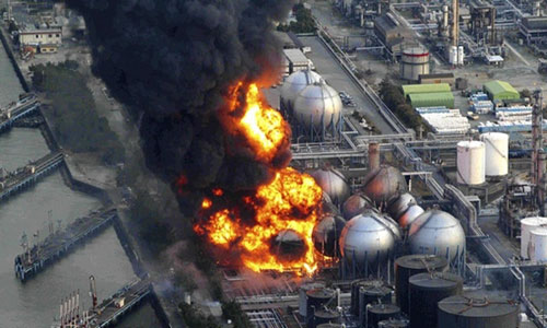 Se produce un incendio en una central nuclear de Japón