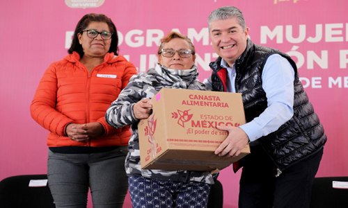 Delfina Gómez lleva Tarjeta Mujeres con Bienestar al oriente del Edoméx